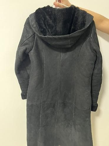 apple magic mouse 2: Длинная женская дублёнка с капюшоном Идеальна для холодной зимы — 4