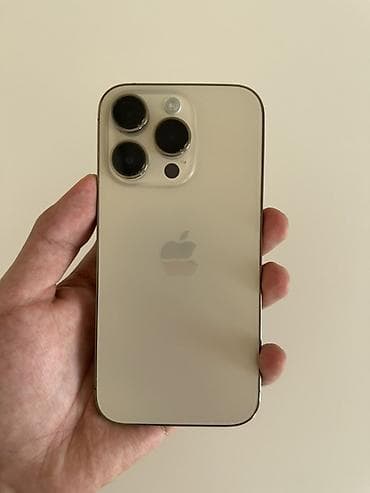 IPhone 14 Pro, Б/у, 256 ГБ, Золотой, 79 %