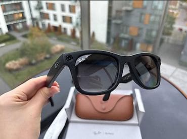 Аксессуары: Солнцезащитные очки очки, Ray-Ban, Унисекс, Вайфареры, Линзы градиентные, Б/у — 10