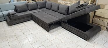 белый кожаный диван: Угловой диван — 3