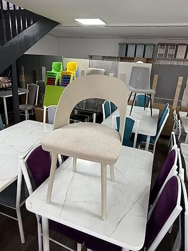 компьютерный стол цена: Обеденные столы с глянцевой столешницей - Прямоугольная форма — 7