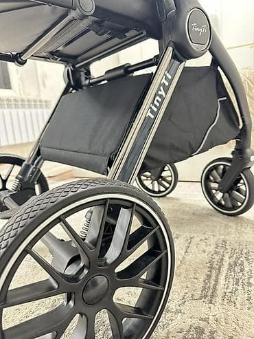 каляска для двойняшки: Прогулочная коляска TinyTw (надпись на раме) в универсальном — 5