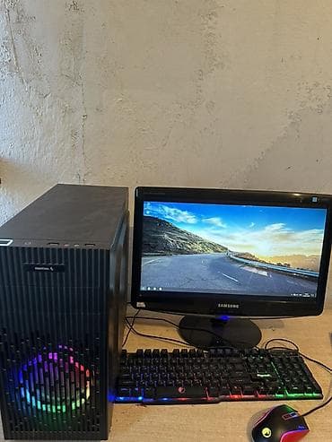 Комплект офисной мебели, цвет - Черный