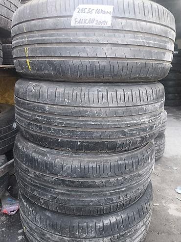 vossen 16: Шины 215 / 55 / R 16, Лето, Б/у, Комплект, Легковые, Falken — 1