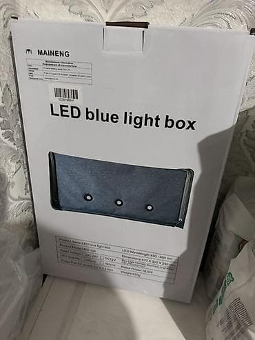 форма медицины: LED синий световой короб MAINENG M60-105 Описание: Само пользовалась — 2