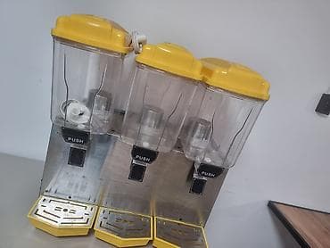 Трёхсекционный диспенсер для холодных напитков - Формат: настольная