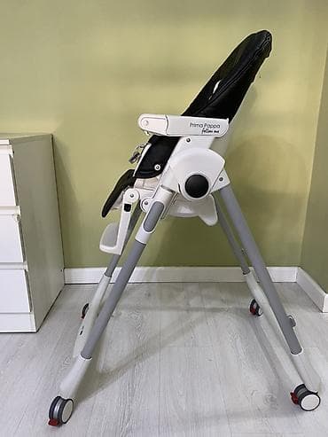 Детская мебель: Стульчик для кормления, Peg perego, Трансформер, цвет - Черный — 8