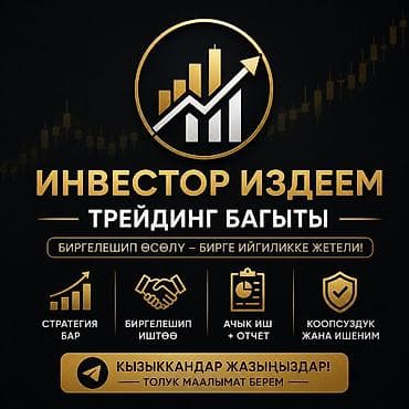 💰 Инвестор издейм 📈 Трейдинг багыты 🤝 Ачык иш, отчет 📩 Толук маалымат