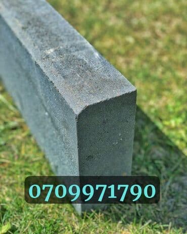 брусчатка бишкек дом брусчатки'' тротуарная плитка бордюры бишкек: Дорожный бордюр, Прессованный, Бетонный, Новый — 11