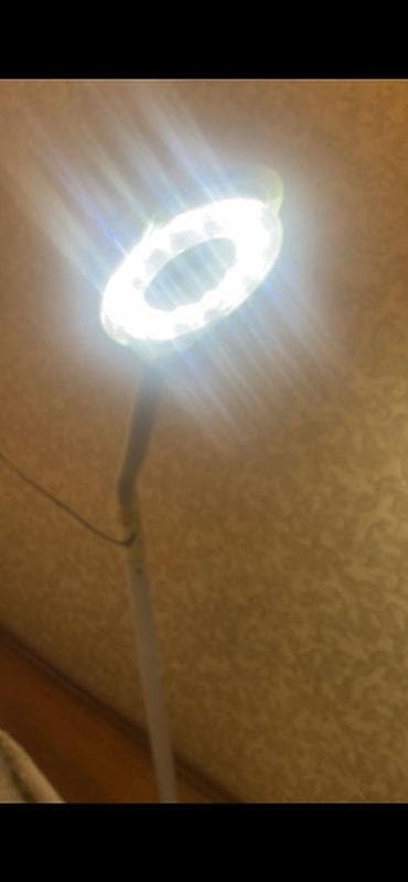 подсветка: Продаю Лампа косметолога .Б/У Напольная LED-лампа с кольцевой — 1