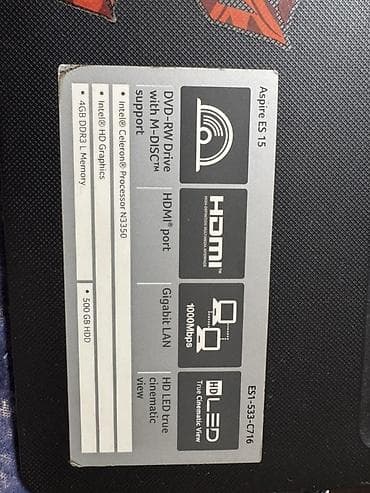 колонки аренду: Acer Aspire ES15 (модель ES1-533-C7T6) Ноутбук сатылат состояние — 4
