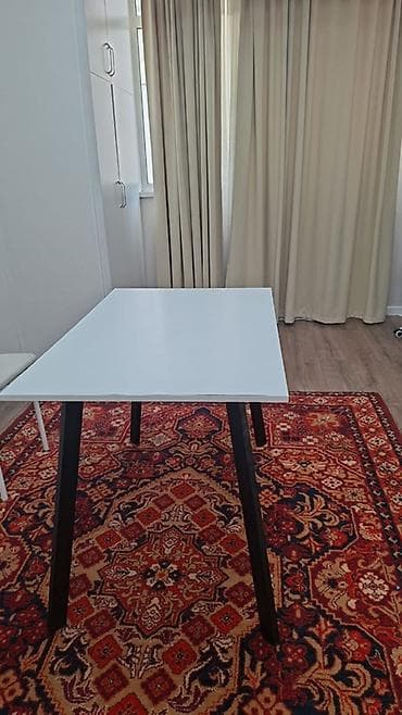 coffee table: Кухонный стол и стул, цвет - Белый — 3