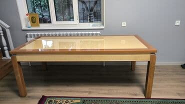 купить бу стол: Стол для зала, Б/у, Не раскладной, Прямоугольный — 2