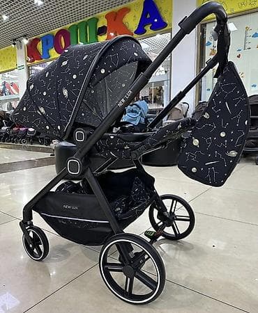 eazy walker: Коляска, Другой бренд, цвет - Черный, Б/у, Самовывоз, Платная доставка — 1