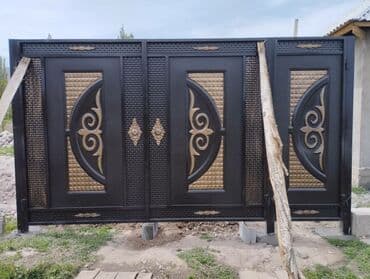 метал сетка: Распашные ворота Металлические, Новый — 7