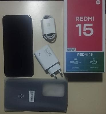 Redmi, Redmi 15, Новый, 256 ГБ, цвет - Черный at lalafo.kg Redmi, Redmi 15, Новый, 256 ГБ, цвет - Черный