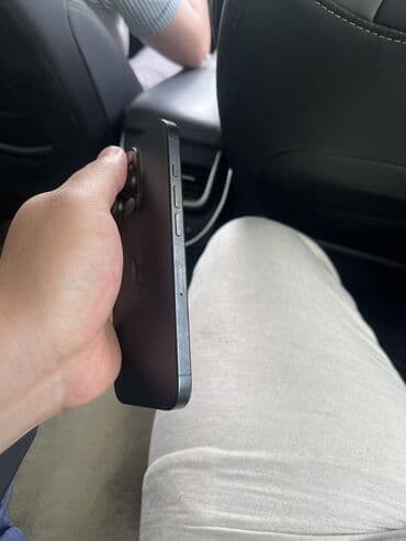 мониторы 32:9: IPhone 15 Pro, Б/у, 128 ГБ, Black Titanium, Чехол, Кабель, 90 % — 3