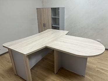 Жумшак эмерек комплекттери: Кеңсе эмереги комплекти, Шкаф, ДСП, түсү - Боз — 1