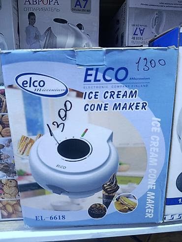 морожена: Электропечь для вафельных рожков ELCO EL-6618 (Ice Cream Cone Maker) — 1