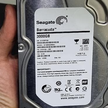 hdd 1tb: Накопитель, Новый, Seagate, HDD, 3 ТБ, 3.5", Для ПК — 3