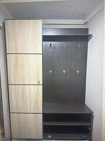 Шкафы для одежды: Шкаф-прихожая, Б/у, Без зеркала, ЛДСП — 1