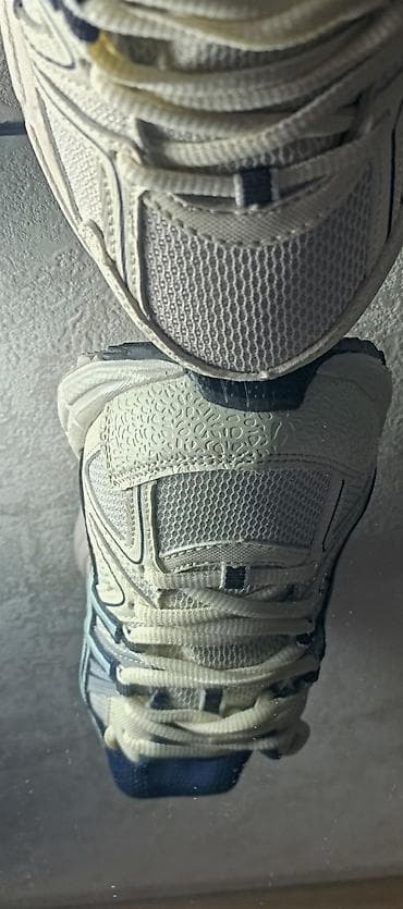 спортивный костюм м: Мужские кроссовки, 48, Asics, Новый, цвет - Бежевый, Бесплатная доставка — 10