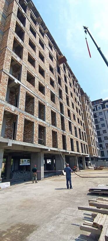 квартира керек кайназаровадан: 2 бөлмө, 57 кв. м, Элитка, 8 кабат, ПСО (өзү оңдоп түзөтүп бүтүү үчүн) — 3