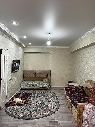 1 комната, 44 м², Кок-Жар ж/м Элитка, 6 этаж, Евроремонт — 2