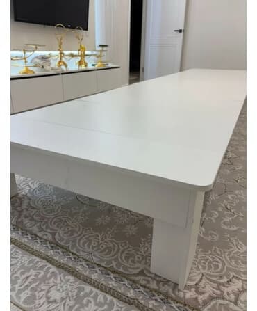 купить кровать стол трансформер: Стол трансформер Для зала, Раскладной стол, Длина, см: 4.0 см, цвет - Белый — 1