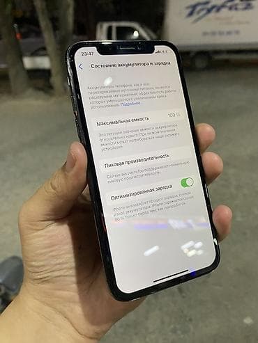 телефон iphone x: IPhone X, Б/у, 64 ГБ, Space Gray, 100 % — 4