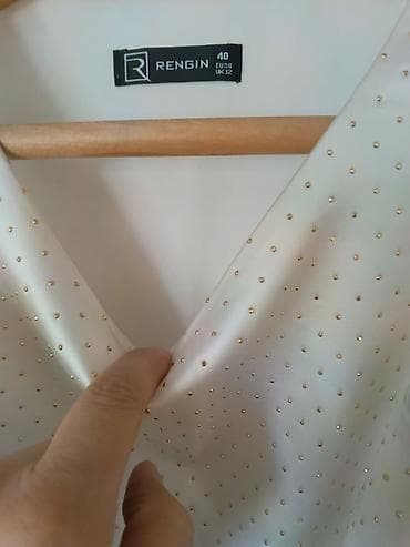 Платья: Вечернее платье Rengin - Размер на бирке: 40 (EU 38, UK 12) - Длина — 4