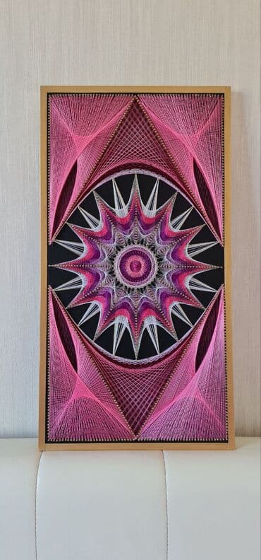 рисование по номерам: Продаб картину в стиле стринг арт. Размер 35×65 см — 1