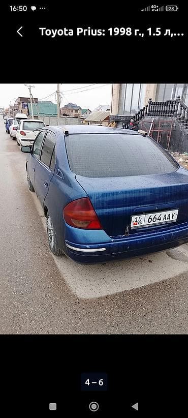 185 75 16с: Toyota Prius: 1998 г., 1.5 л, Автомат, Бензин, Седан — 6