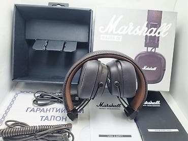 Накладные, Marshall, Новый, Беспроводные (Bluetooth), Классические at lalafo.kg Накладные, Marshall, Новый, Беспроводные (Bluetooth), Классические