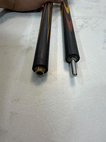 серебряный кулон: Бильярдный кий Евгения Онищенко цветок Вес 705гр Наклейка Jos H+ — 3