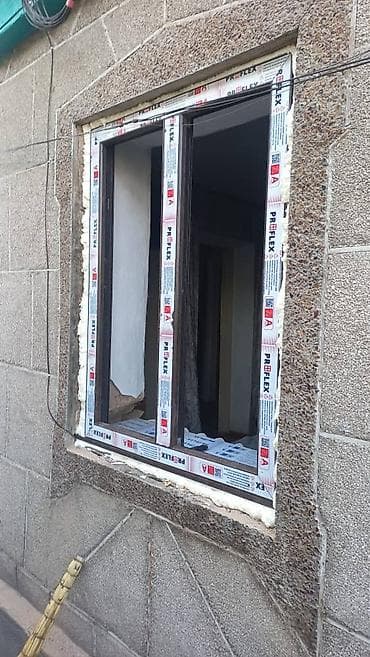 дверь ички: Пластиковое окно на заказ, Тип окна: Витражные, Платная установка, Без рассрочки — 2