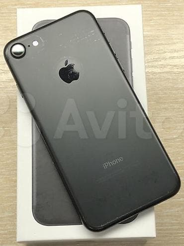 чехлы айфон 7: IPhone 7, Б/у, 128 ГБ, Черный, Чехол, 97 % — 1