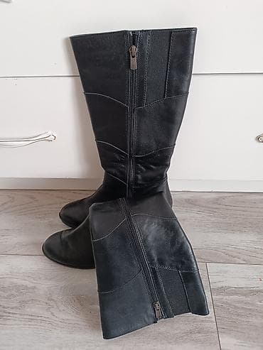 Сапоги: Сапоги, 38, & Other Stories, Б/у, цвет - Черный, Самовывоз — 4