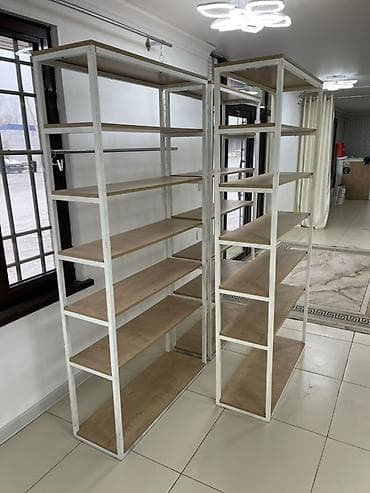 магази: Стеллаж Для телефонов и их аксессуаров, Лофт, 2 см * 1 см * 35 см, 
Б/у — 2