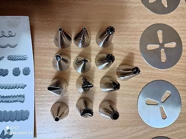 Соода жабдуулары: Набор для выпечки и декорирования: механический кондитерский шприц + — 3