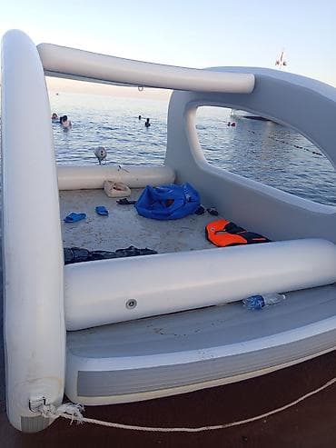 купить гидропонику: Надувной плавучий остров/плот с тентомАьалы жакшы Мотору жакшы Жаны — 3