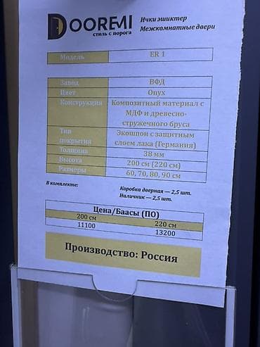 third edition solutions: Межкомнатная дверь DOOREMI, модель ER 1. - Цвет: Оникс (темно‑серый) — 2