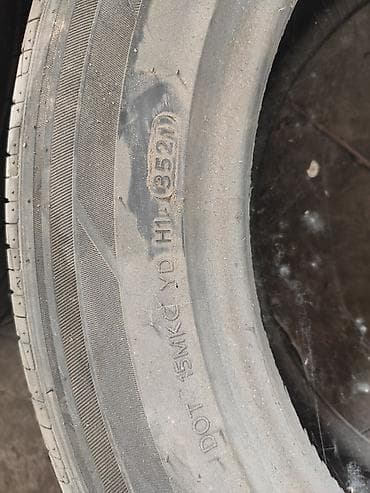 Шины и диски: Шины 225 / 55 / R 17, Лето, Б/у, Пара, Легковые, Корея, Hankook — 2
