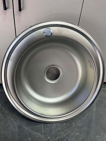 леген: Кухонная мойка круглая 510 мм (нержавеющая сталь) Стильная и — 3