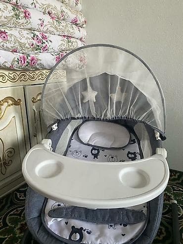 раковина с тумбой цена: Люлька, Б/у, Качалка, цвет - Серый, Бесплатная доставка — 2