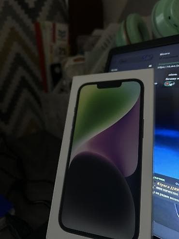 15 про 128: IPhone 14, Б/у, 128 ГБ, Черный, Коробка, 90 % — 1