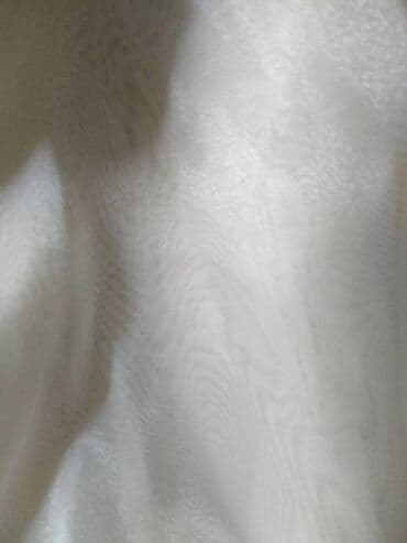 кухонный шторы: 1.Шторы коричневые в ромбик, с тесьмой для крючков 1.35 * 3 м (3 шт) — 4