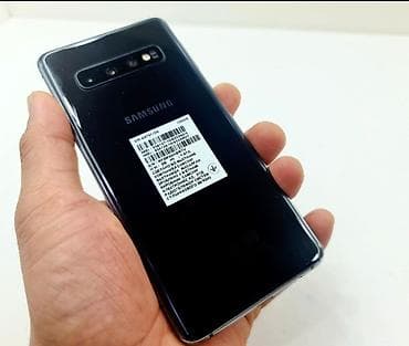 1440: Samsung Galaxy S10, Б/у, 128 ГБ, цвет - Черный, 1 SIM, 2 SIM — 4