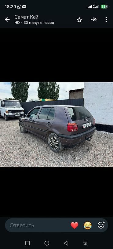 rexton 2020: Volkswagen Golf: 1993 г., 1.8 л, Механика, Бензин, Хэтчбэк — 3