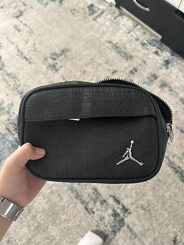 Другие сумки: Сумка через плечо Jordan (кросс-боди) - Цвет: чёрный - Материал — 2